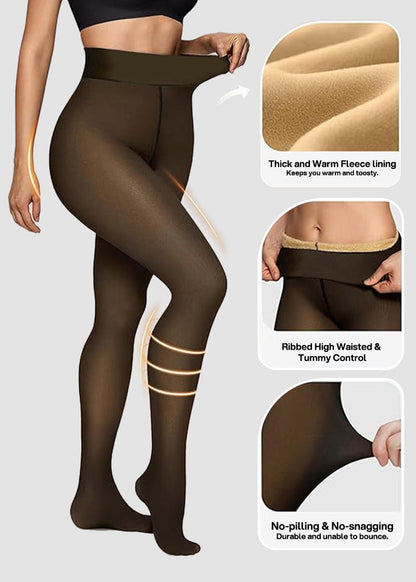 Translucent Fleece Lined Tights