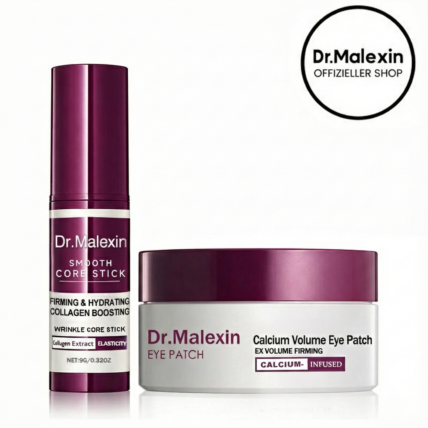 [Dr. Malexin Official]🥰Calcium Volume Multi Balm + Eye Patch 60 Pieces – Korean Skincare Cosmetics