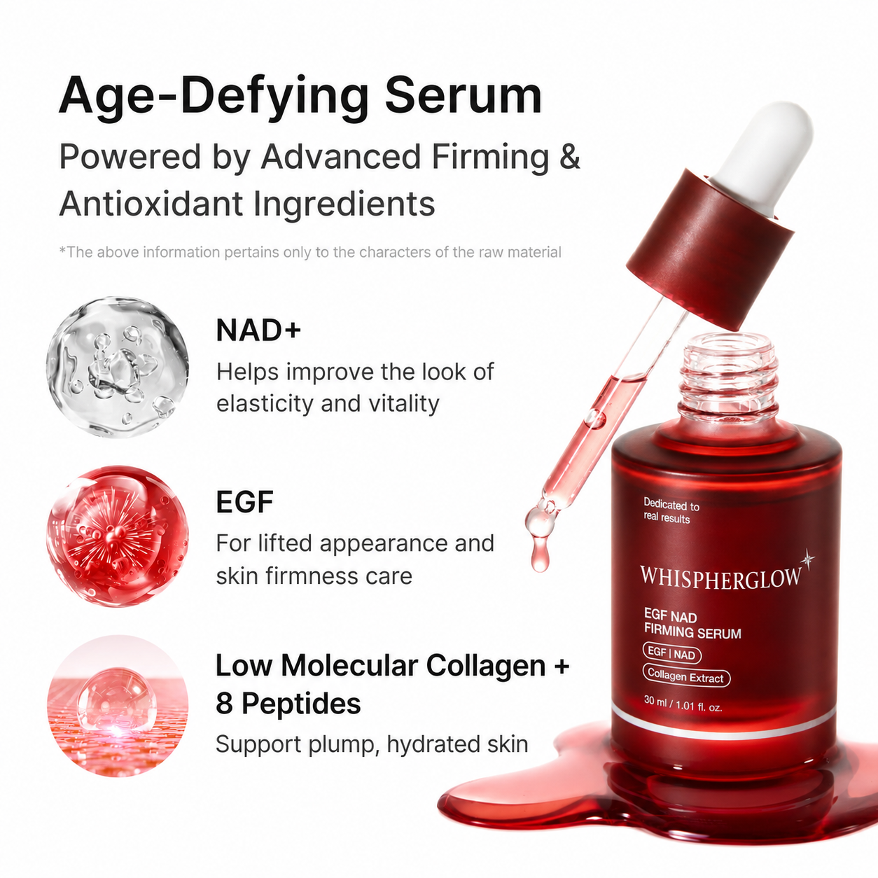 NAD+ EGF Firming Collagen , Anti-aging Serum
