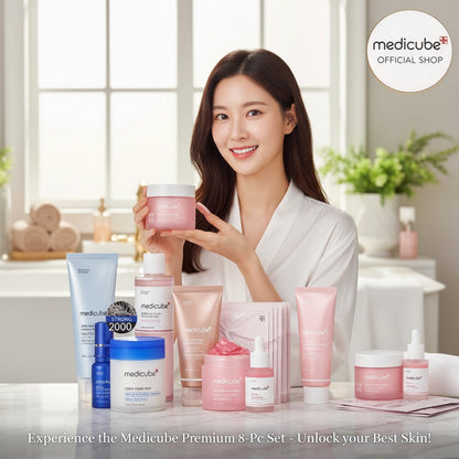Medicube Glass Glow Skincare Set | 8-Step Hydrating & Radiance Routine