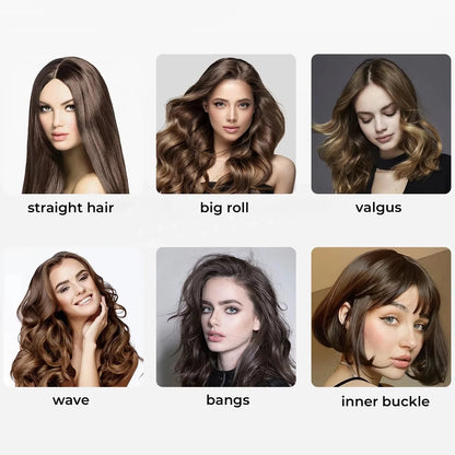 Thermal brush versatile hair styling results