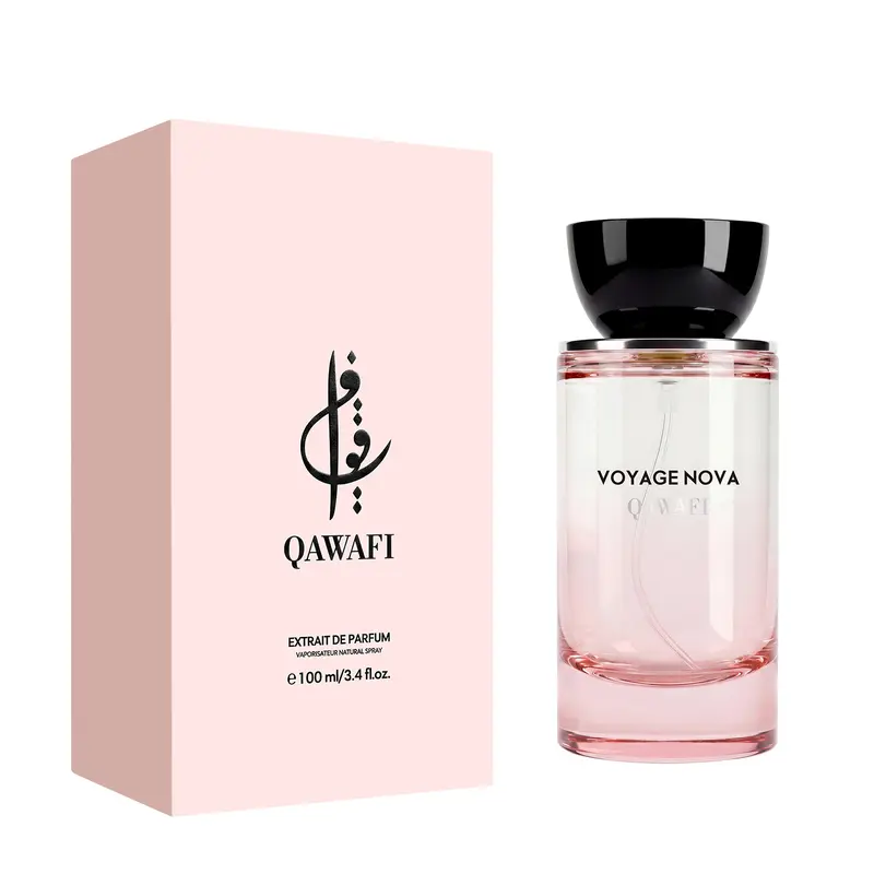 Voyage Nova 100ml rose fruity floral extrait de parfum with box and bottle