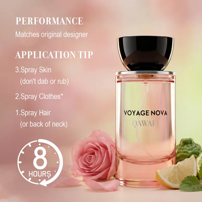 Voyage Nova application tips and long lasting perfume performance